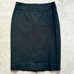 Banana Republic Stretch Black Pencil Skirt